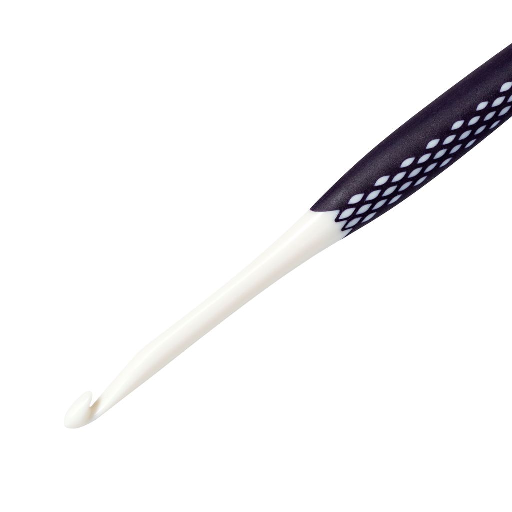 Prym ergonomische haaknaald voor wol, 17 cm lang, 6 mm Productafbeelding 