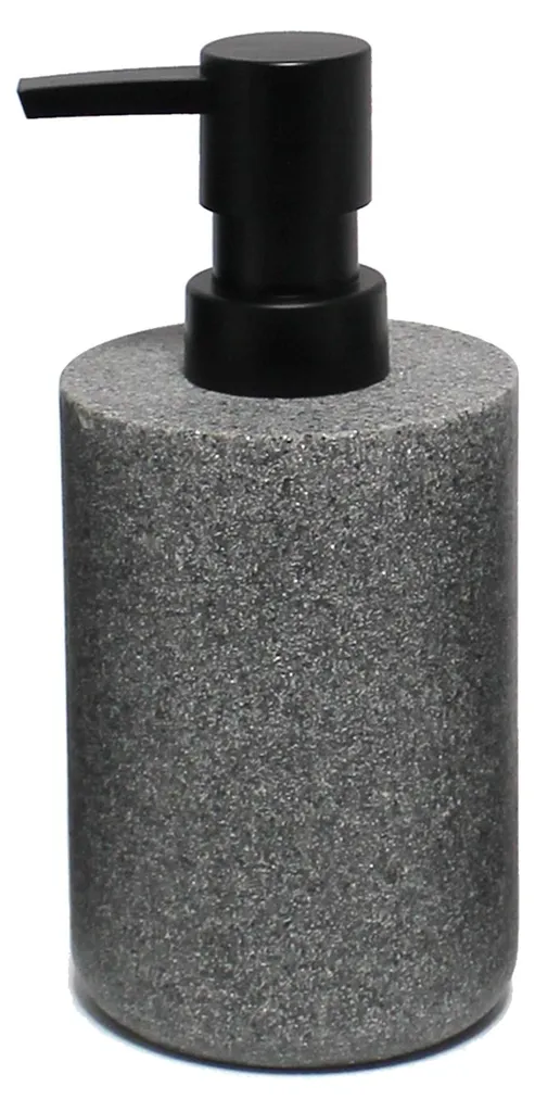 Accessoire de salle de bain distributeur de savon liquide aspect pierre