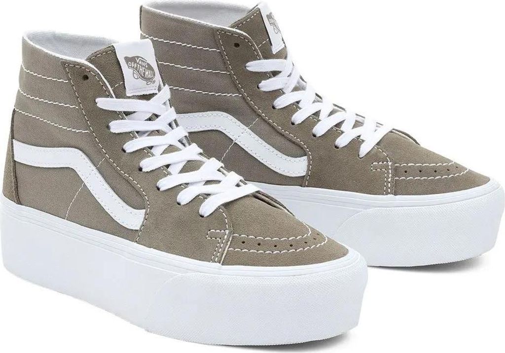 Vans Sk8-hi Tapered Stackform Sportschuhe Beige EU 36 Damen Produktbild 