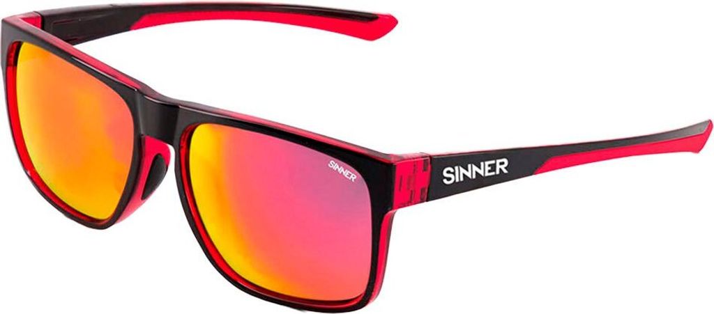 Sinner Spike Sonnenbrille Rot Sintec Smoke Red Oil/CAT3 Mann Rot Sintec Smoke Red Oil/CAT3