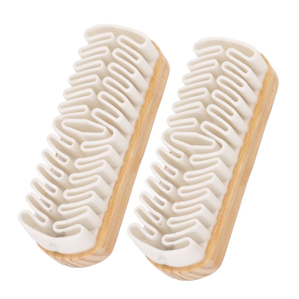 2 PCS Schnee Stiefel Wildleder Pinsel Schuhe Reiniger Crepe Pinsel Wildleder Matte Schuhe Scrubber Reiniger