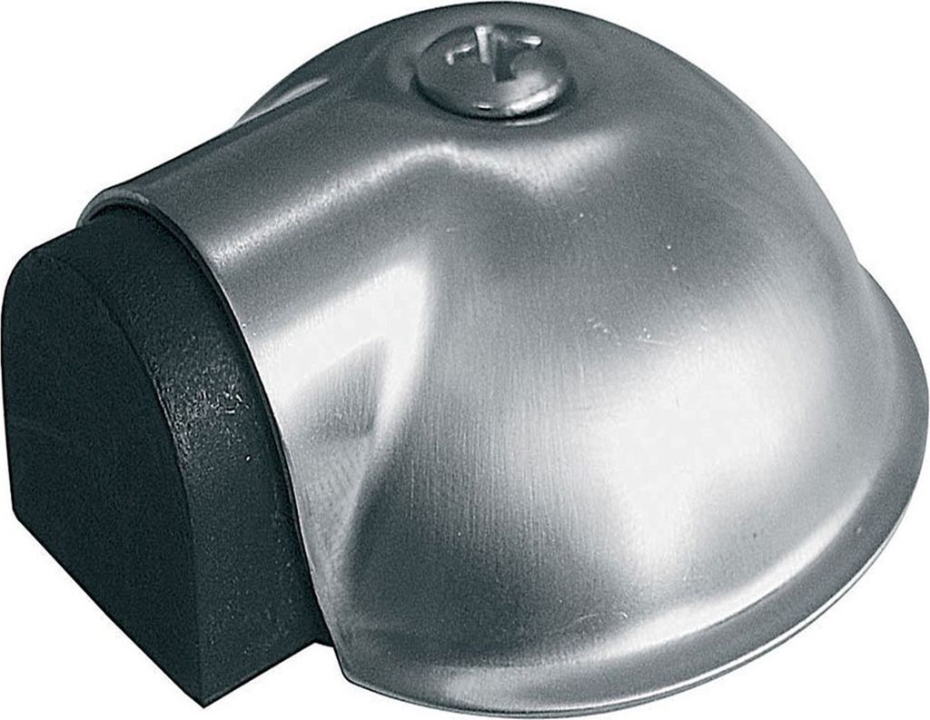 Türstopper Modell Schildkröte Bodentürpuffer Edelstahl matt gebürstet 68mm