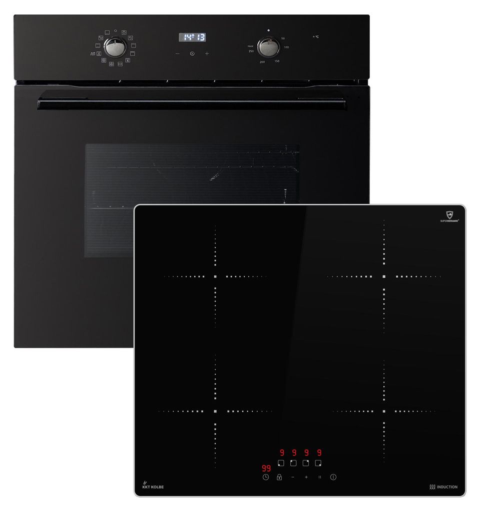 KKT KOLBE Autarkes Herdset | 60cm Einbaubackofen BO8005FB | Produktbild  KI-generiertes Bild