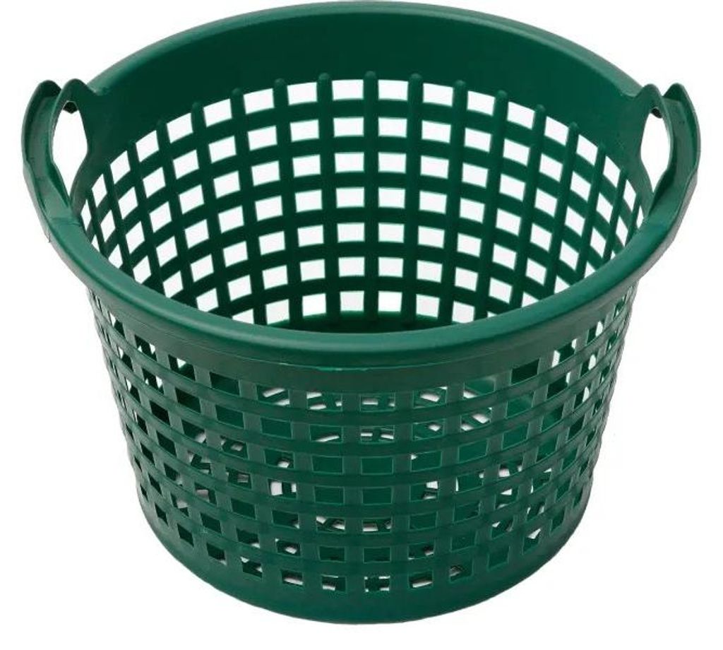 Floraworld Kartoffelkorb Classic 22 L rund grün Produktbild 