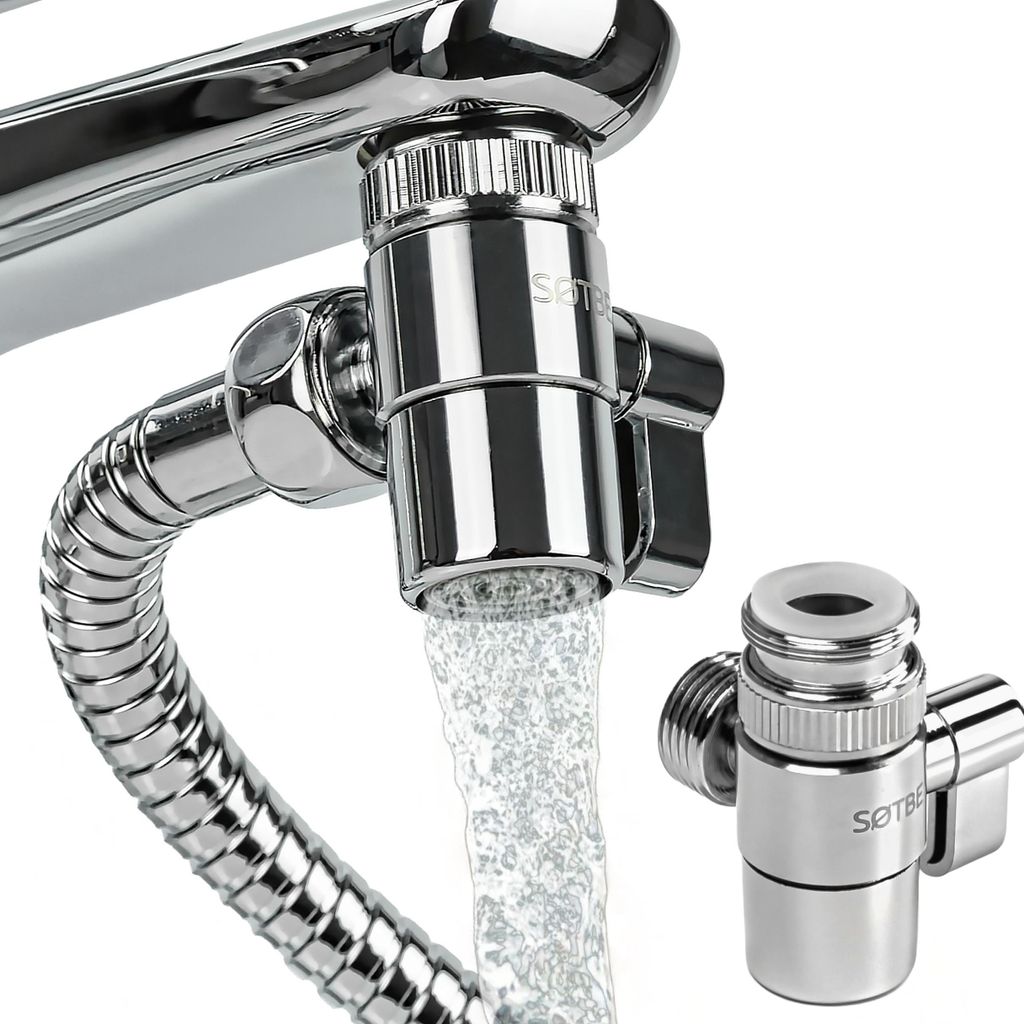 Aeratore con deviatore G1/2 Adattatore per rubinetti bidet Immagine del prodotto 