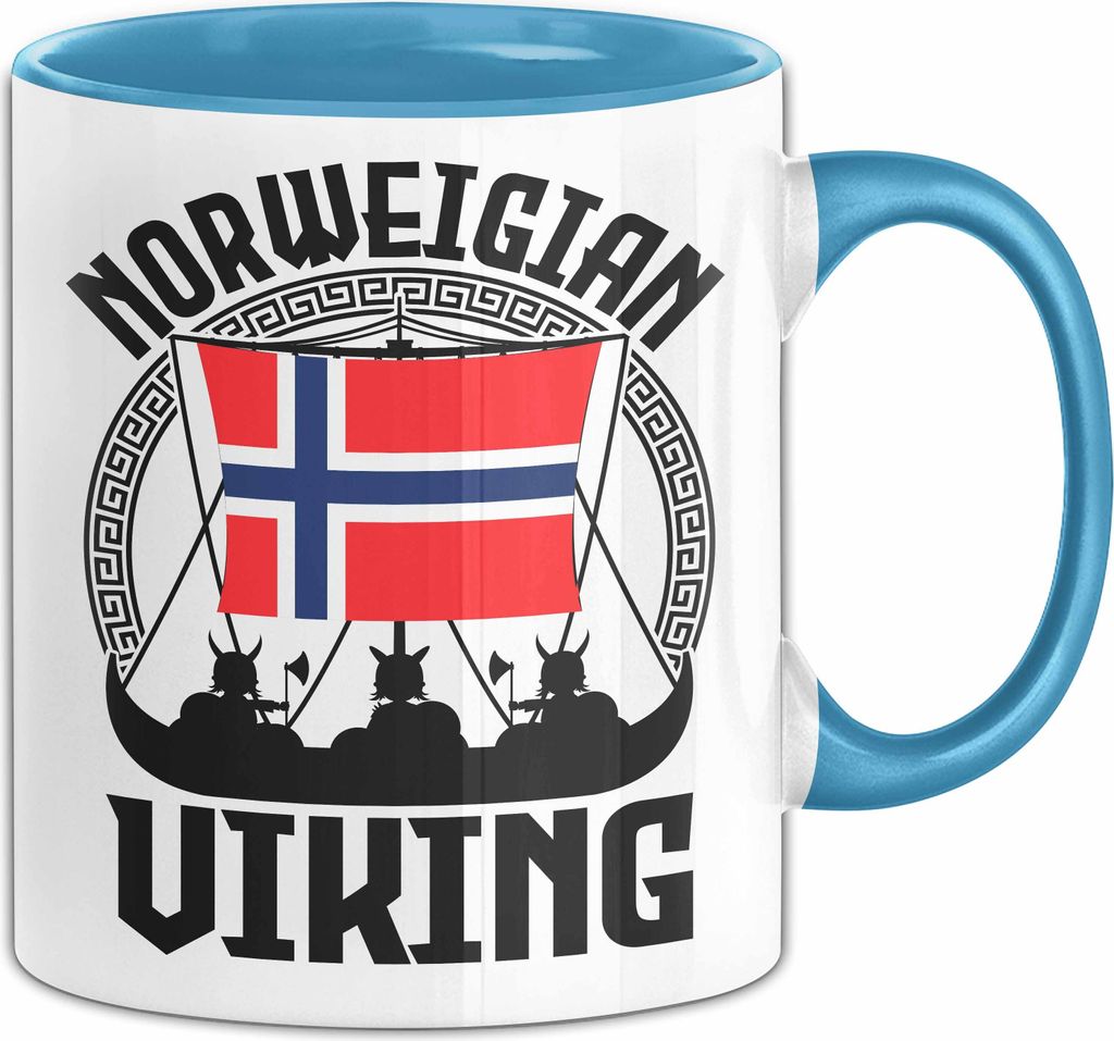 Norwegen Tasse Geschenk Skandinavien Wikinger Norwegische Produktbild 