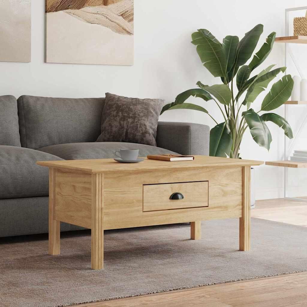 Maison Exclusive - Couchtisch BODO Honigbraun 100 x 55 x 45,8 cm Holzwerkstoff