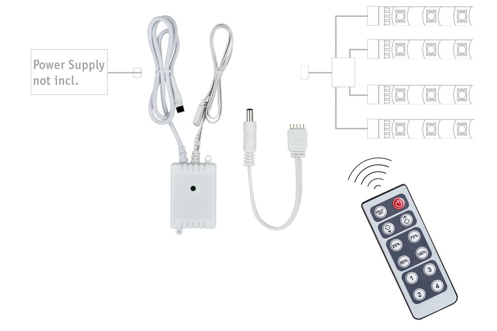 Paulmann 70683 MaxLED DimmSchalt Controller LED Strip Produktbild 