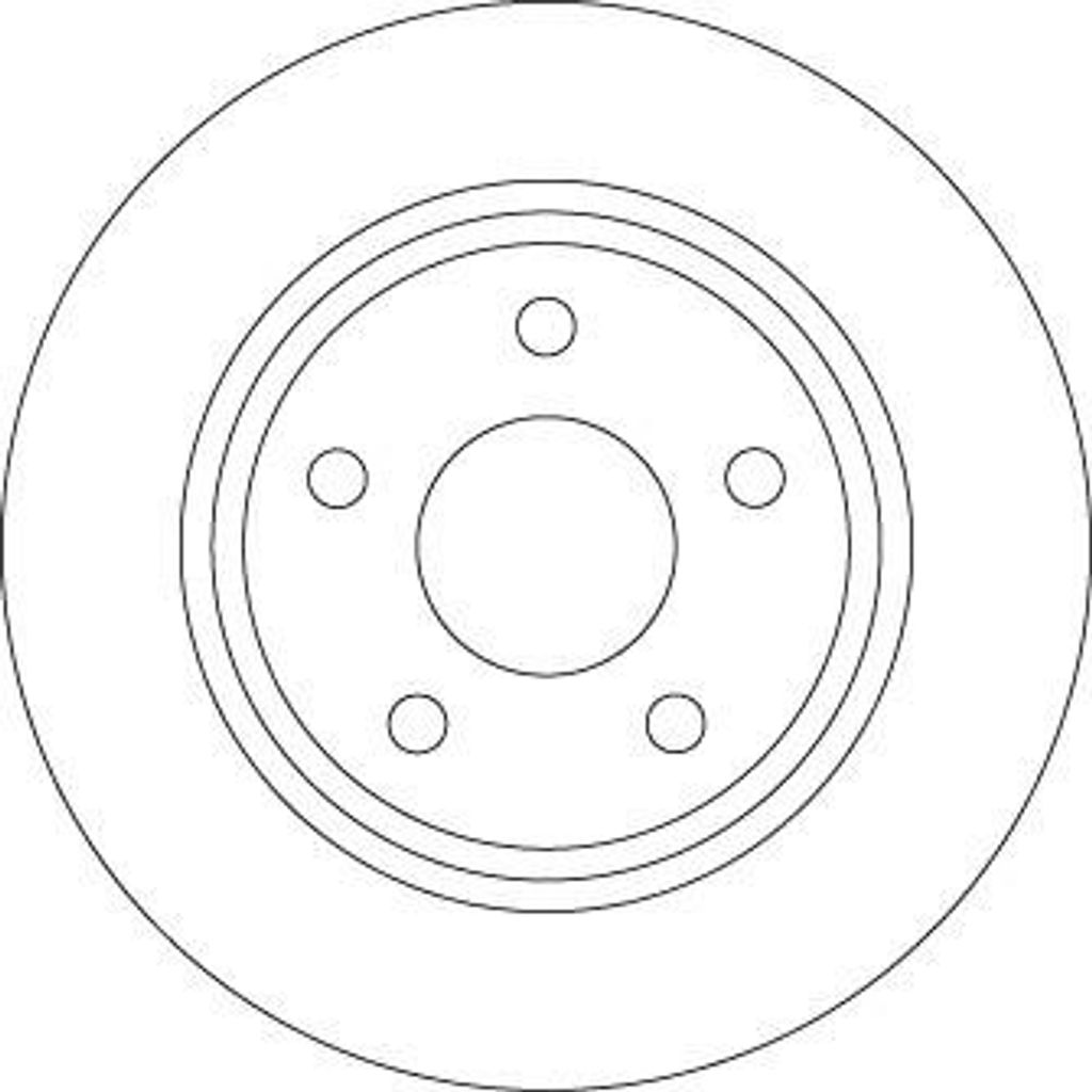 2x TRW Bremsscheibe DF6556 für FORD Focus Mk4 Turnier (HP) 40 7mm 271mm