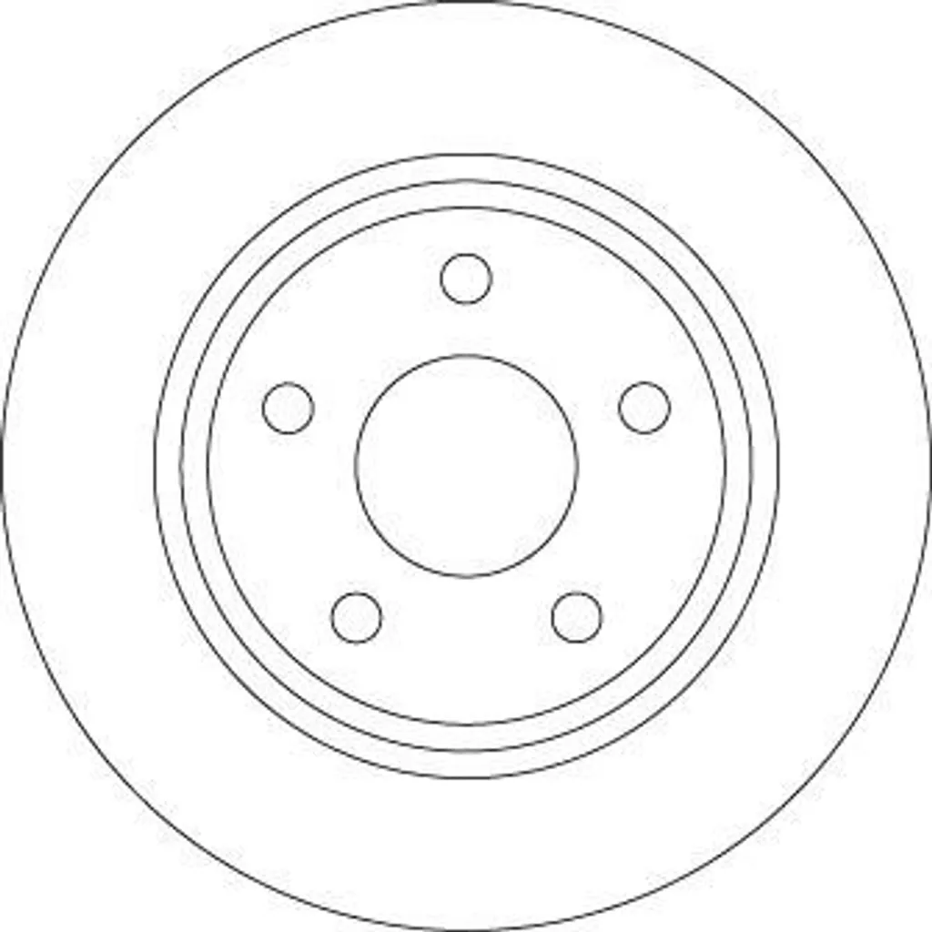 Disque de frein Ford Focus arrière 2018+ Alliage Carbone Haute Résistance