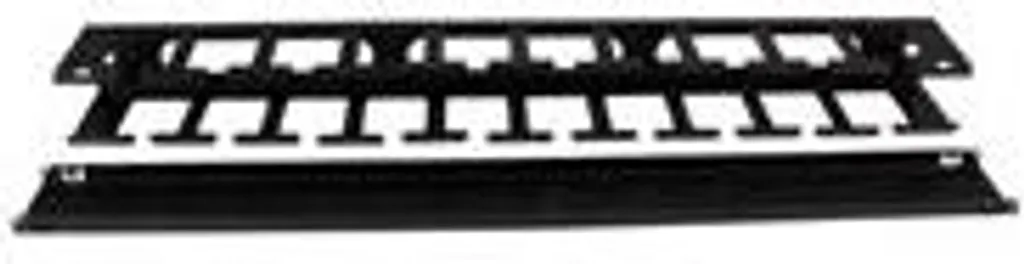 StarTech.com CMDUCT1UX Guide de Câbles Horizontal 1U Noir pour Baie - 11