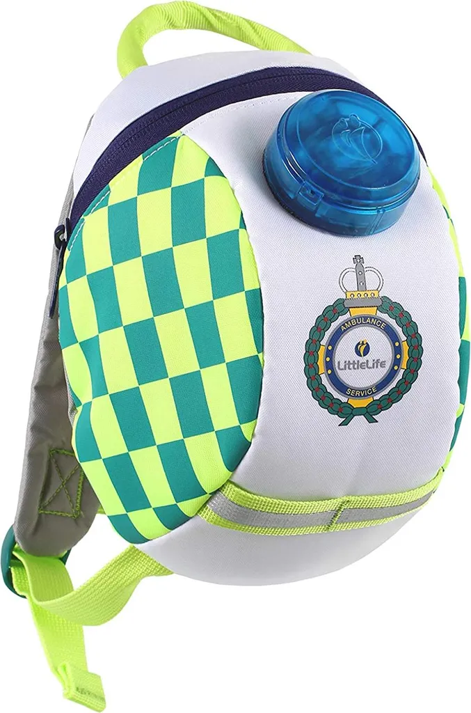 Sac à dos enfant Ambulance avec harnais de sécurité et effets lumineux