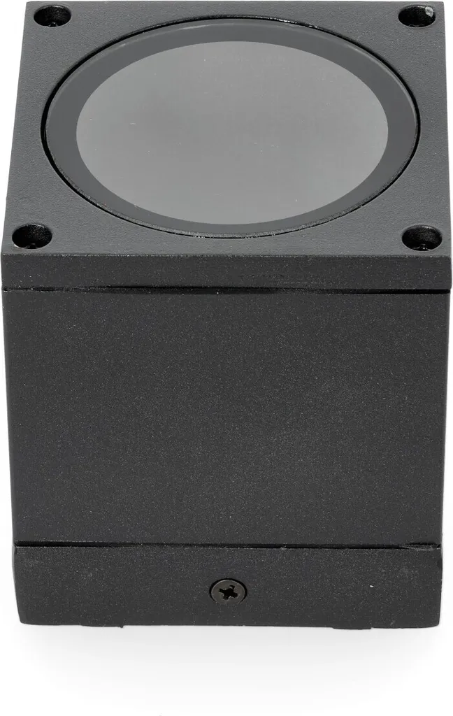 Lampe de Jardin QUERK 1 Noire - Plafonnier Extérieur GU10 Haute Qualité