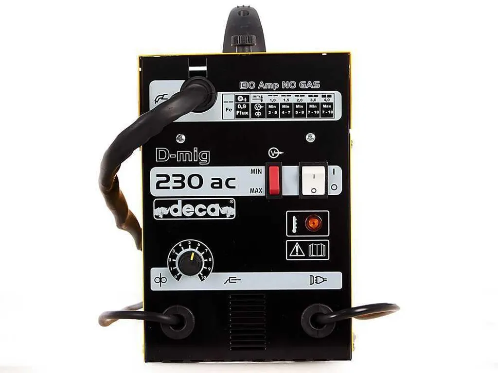 Poste à souder MIG sans gaz D-MIG 230 - 130A Fil 0,9mm Performance
