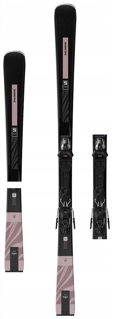 Sci SALOMON E S/MAX N°8 + M10 GW L80, colore nero, Immagine del prodotto 