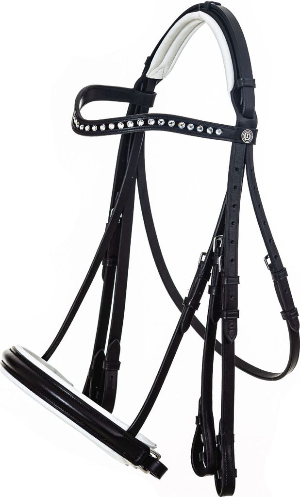 Imperial Riding Kandarenzaum Di Layla II Black-White Sommer 2020, Größe:F/S