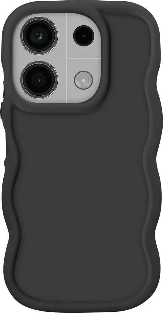 Cover Antiurto Avizar per Xiaomi Redmi Note 13 5G - Silicone Candy Nero