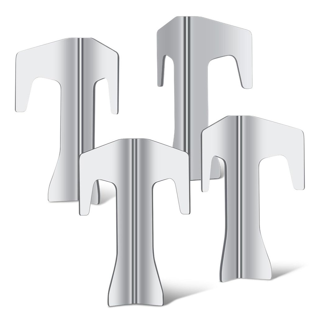 BBQ Pan Dichtung Halterung, Edelstahl Abstandshalter für Grill Feuerschale, Antihaft und langlebig