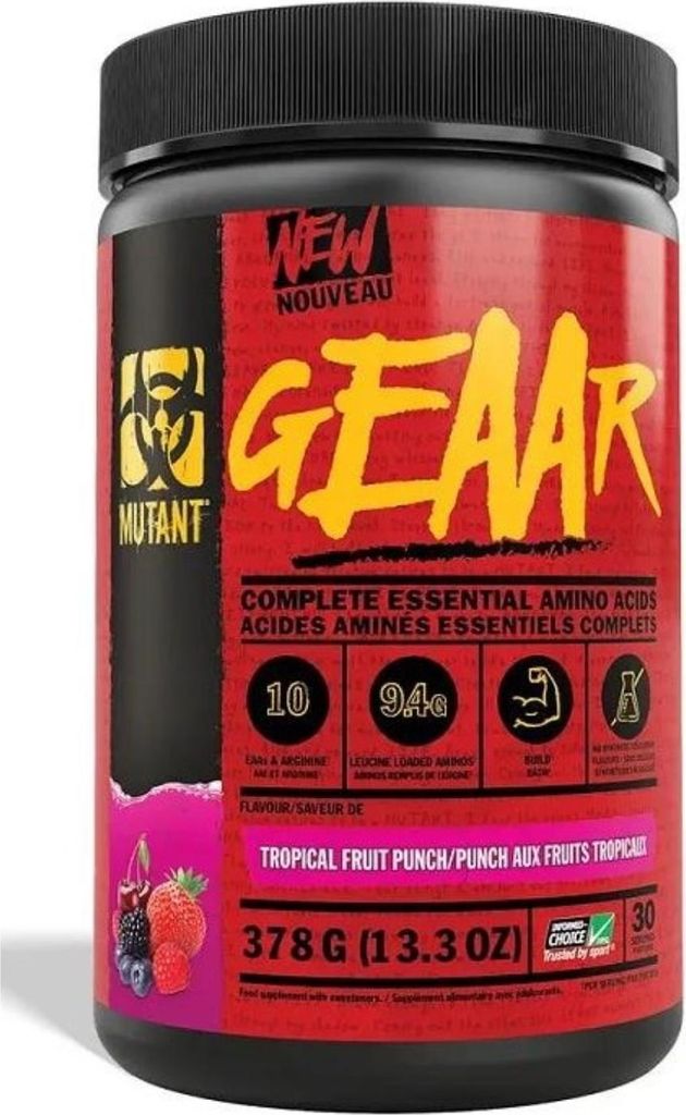 Mutant Geaar, Tropical Fruit Punch 378 g 18065 Image du produit 
