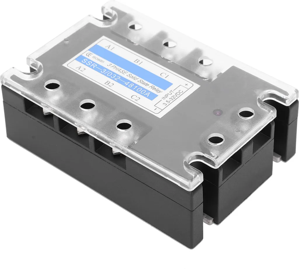 Relais statique triphasé SSR-3 D48100 100A DC-AC 480V pour industrie