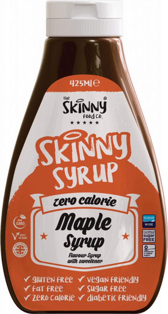 Skinny Foods Skinny Syrup (425ml) Maple - Funktionelle Produktbild 