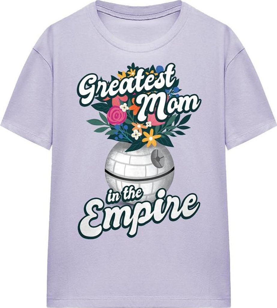 Star Wars - "Greatest Mom In The Empire" T-Shirt für Damen, Muttertag TV25256 (XL) (Lavendel)