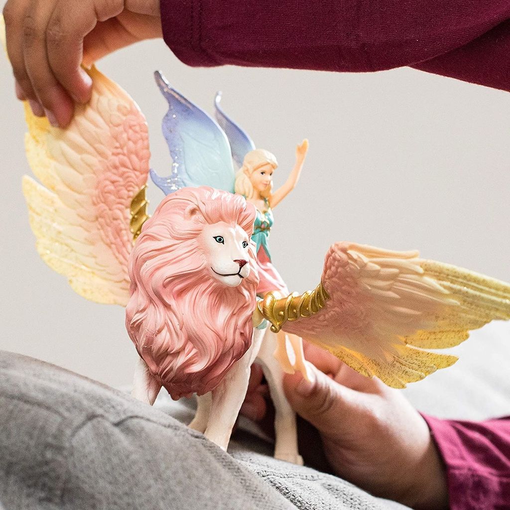 Schleich Bayala Elfe auf geflügeltem Löwe 70714 Produktbild 3