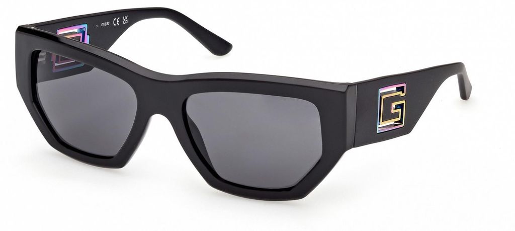 Guess GU00291 Shiny black 54/18/135 Damen Sonnenbrillen
