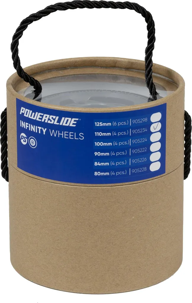 Roues Powerslide Infinity 110mm 85A - Pack de 4 pour Roller Vitesse