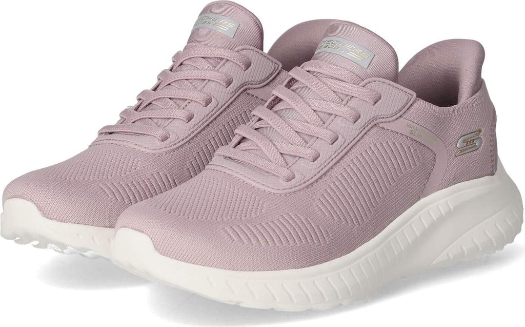 Skechers Damen Slip-On Sneaker CURRENT MUSE Lila Textil Produktbild 