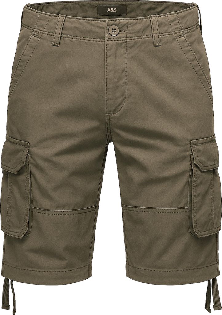 EGOMAXX Bequeme Cargo Shorts Bermuda Chino Größe: 36W