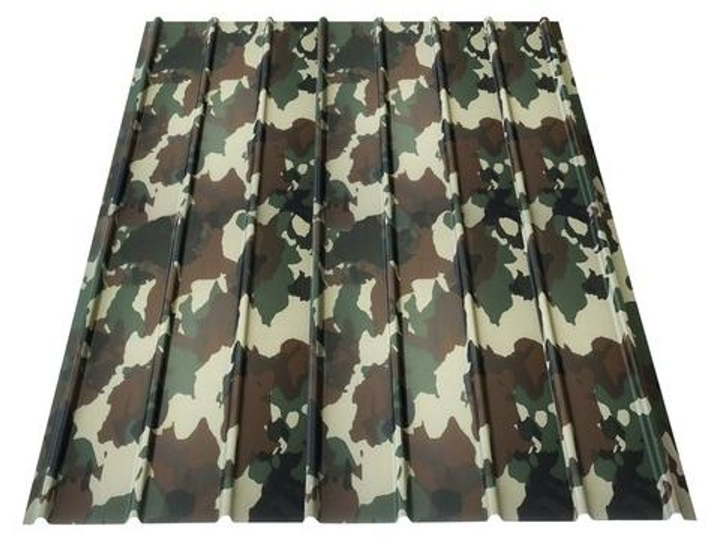 Muster zu Trapezblech 11x7,5 cm Camouflage Produktbild 