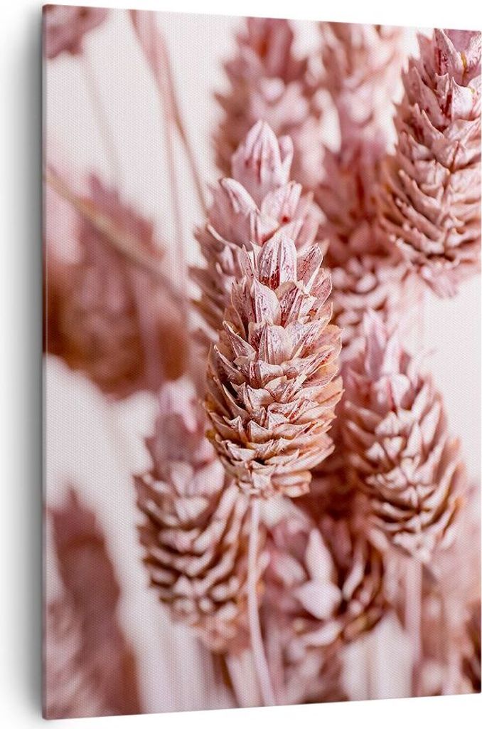 Bild auf Leinwand - Leinwandbild - Einteilig - Getrocknet Blume Eco - 70x100cm - Wand Bild - Wanddeko - Wandbilder - Leinwanddruck - Wanddekoration...