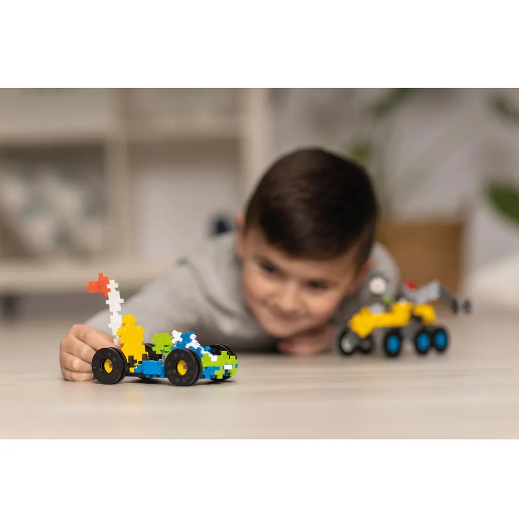 Jeu de construction de voitures Plus-Plus Go - Coffret 800 pièces 3D - 5