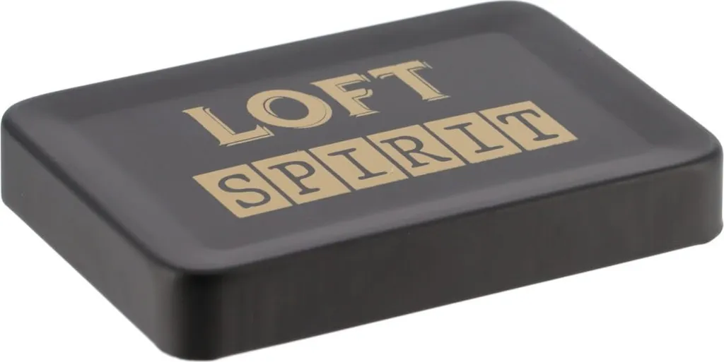 Portasapone Nero Opaco Tendance 13x9 cm | Arredo Bagno Minimal Metal