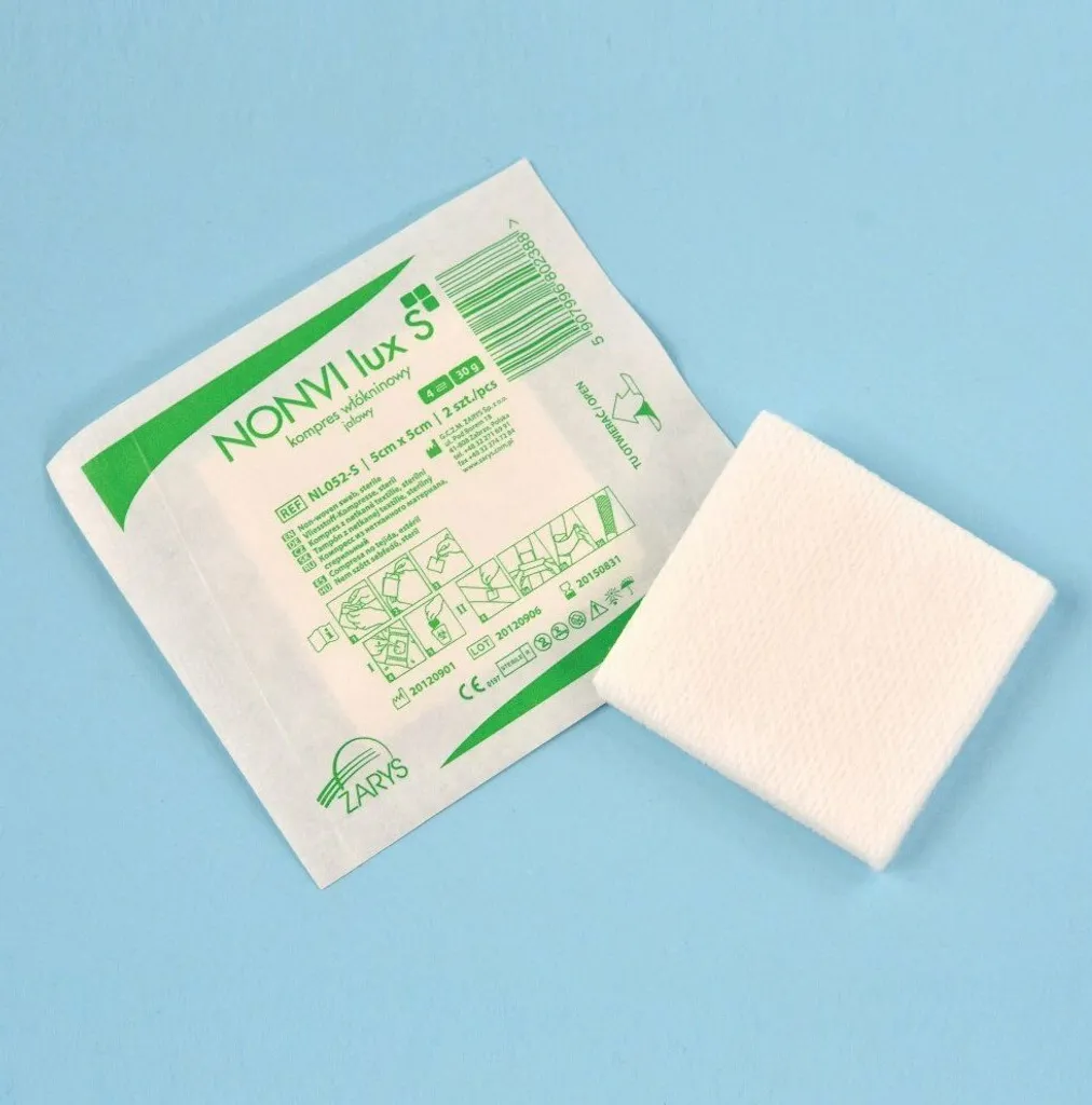 50 Garze Sterili Zarys Nonvi Lux S 7,5x7,5 cm - Prezzo Stock TNT - 3