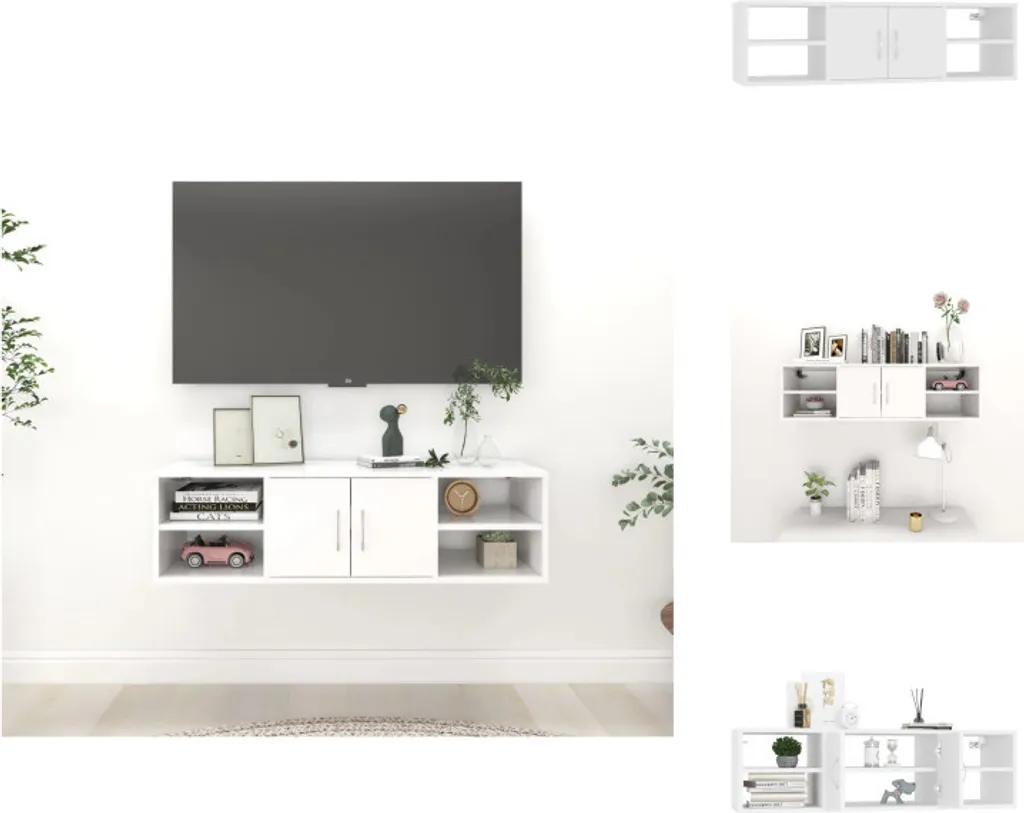 Offerta Mensola vidaXL Bianca 102cm | Mobile Parete Economico e Solido
