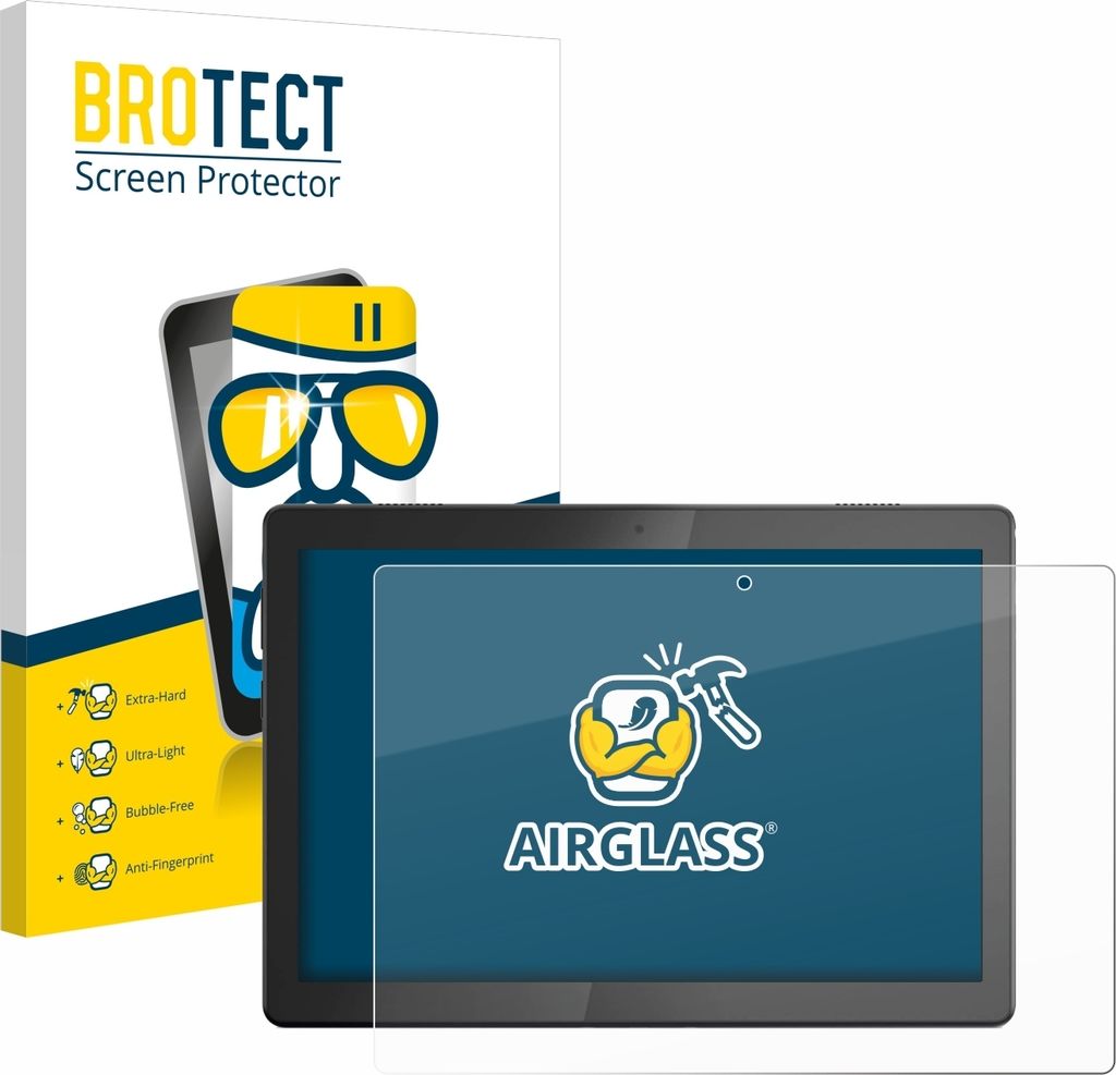 BROTECT Schutzglas für Lenovo Tab M10 TB-X505F / TB-X505L Schutzfolie Panzer Folie Glas Display Schutz klar