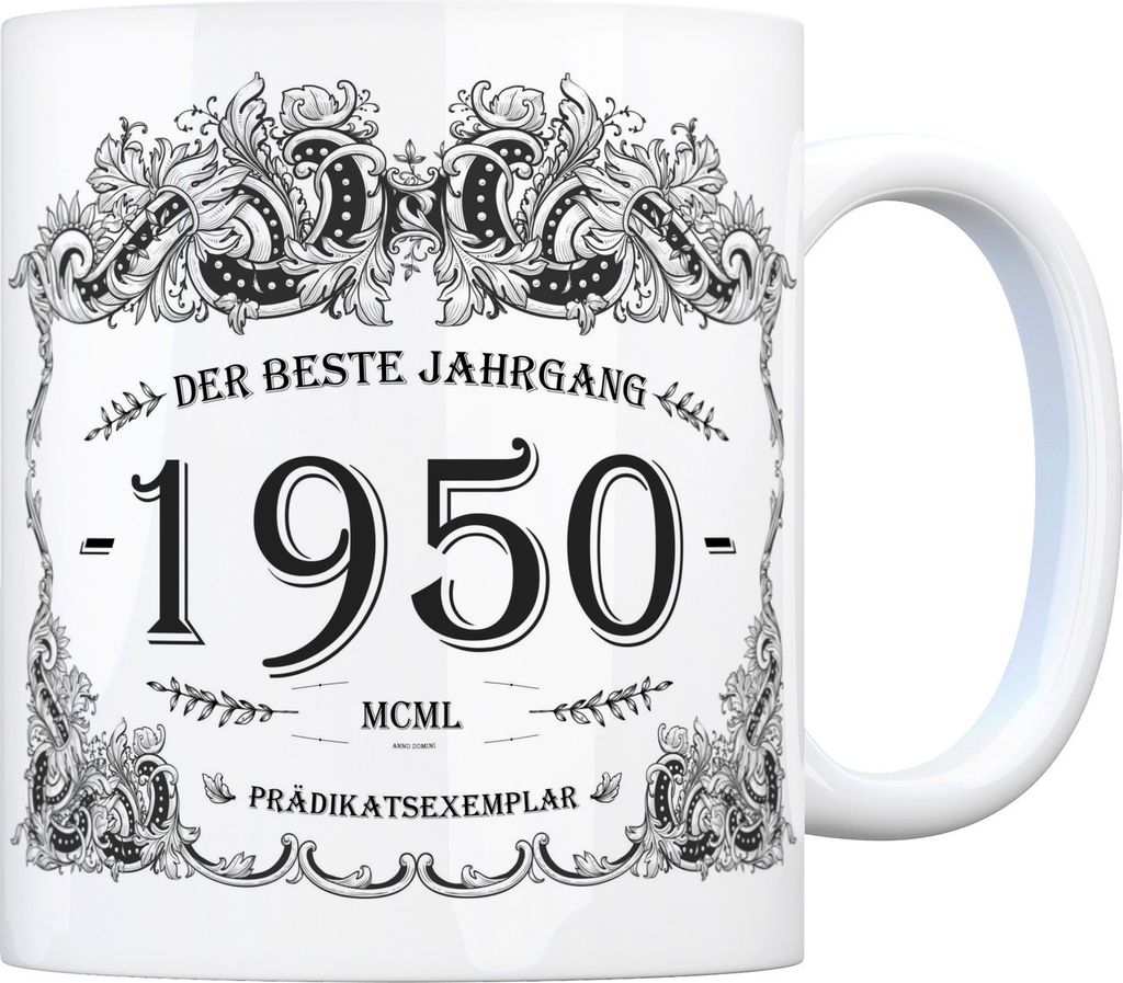1950 der beste Jahrgang Kaffeebecher Tasse Kaffeetasse Geburtsjahr Geburtstag