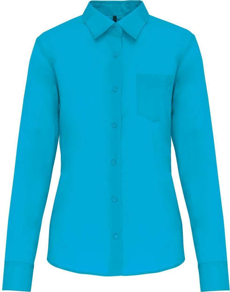 Kariban Popeline-Hemd Baumwollpolyester pflegeleicht für Damen