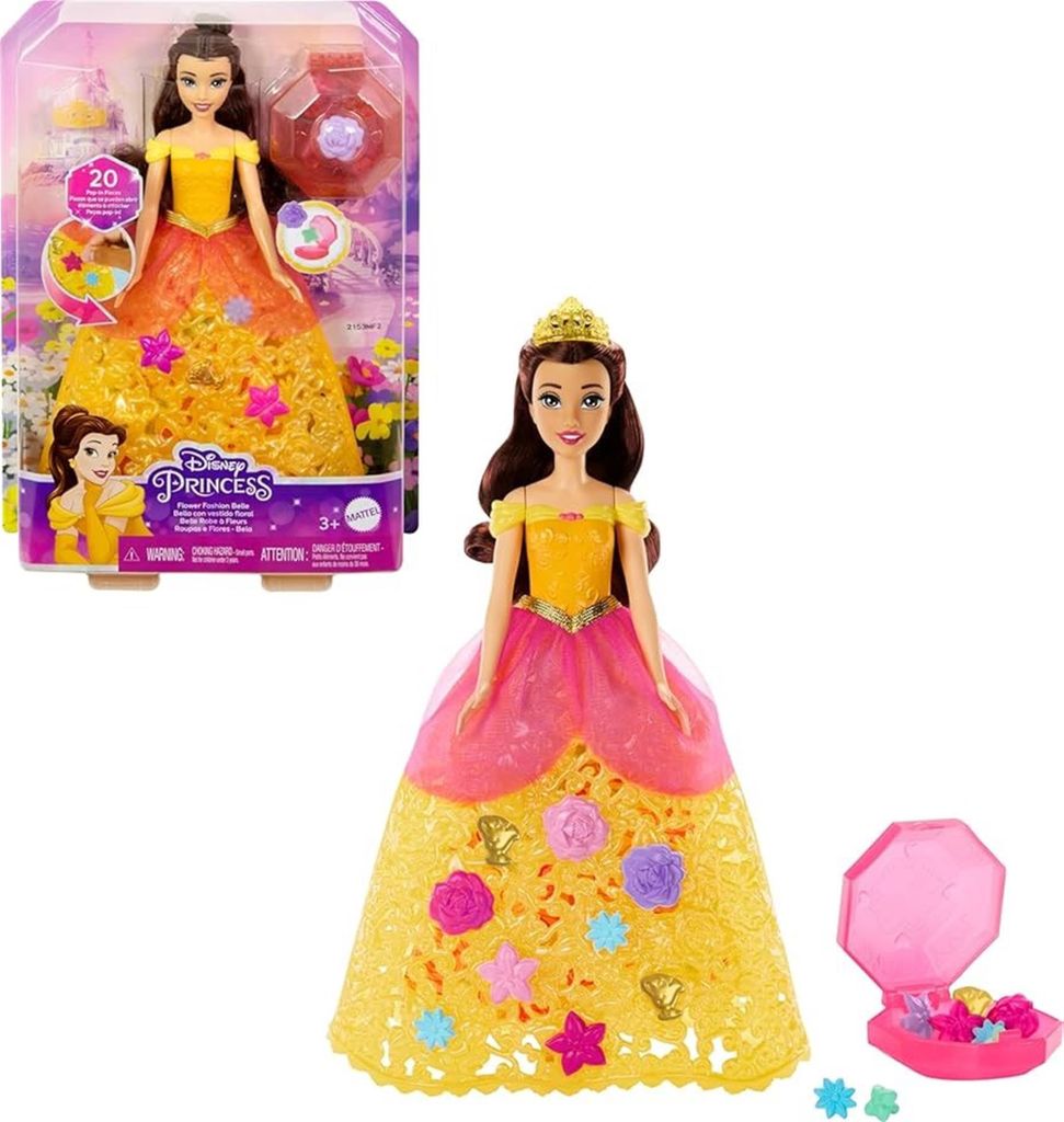 Bábika DISNEY PRINCESS PRINCESS BELLA v krásnych Obrázok produktu 