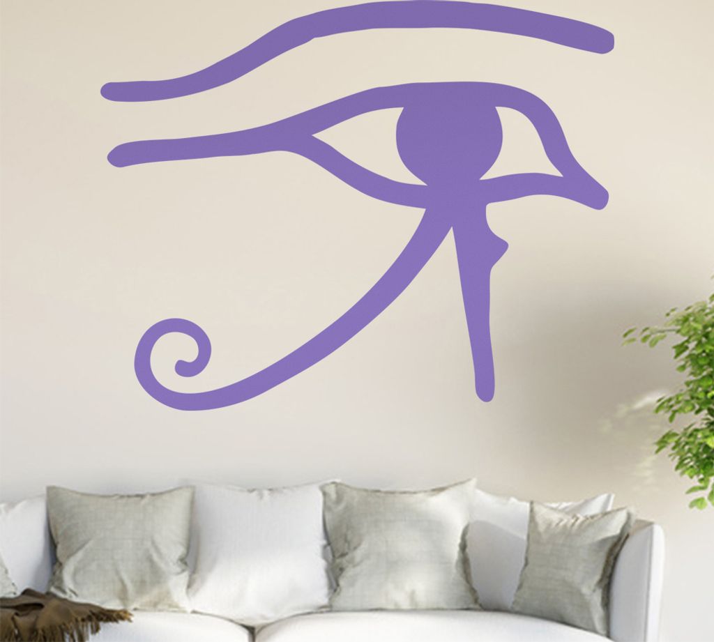 Re - Auge des Re - Aton Wandtattoo in 6 Größen - Wandaufkleber Wall Sticker - Dekoration, Küche, Wohnzimmer, Schlafzimmer, Badezimmer
