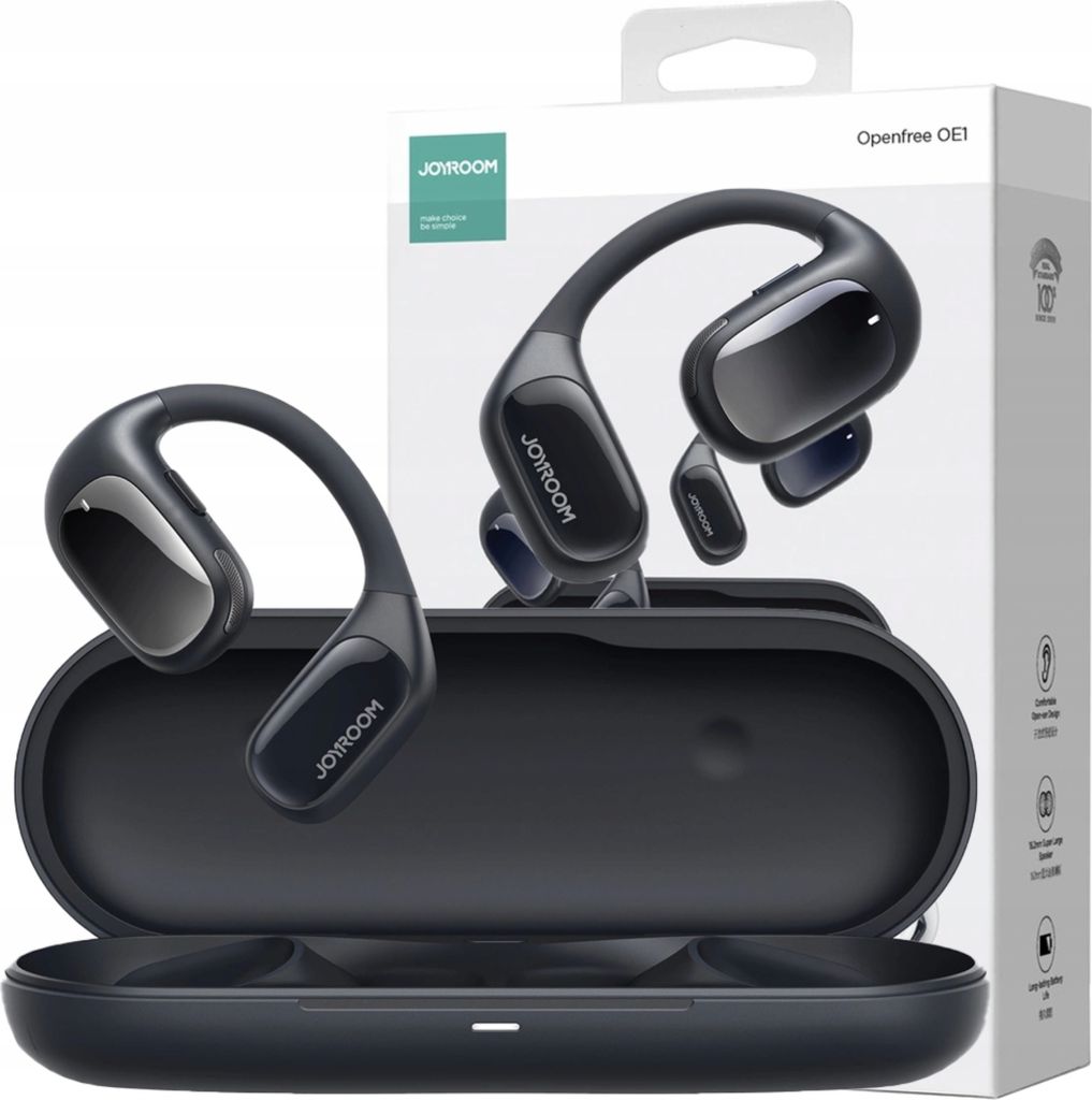 JOYROOM Wireless Open-Ear Headphones Joyroom JR-OE1 (Dark Obrázek produktu 