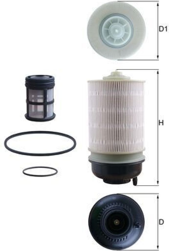 MAHLE Kraftstofffilter KX 581KIT