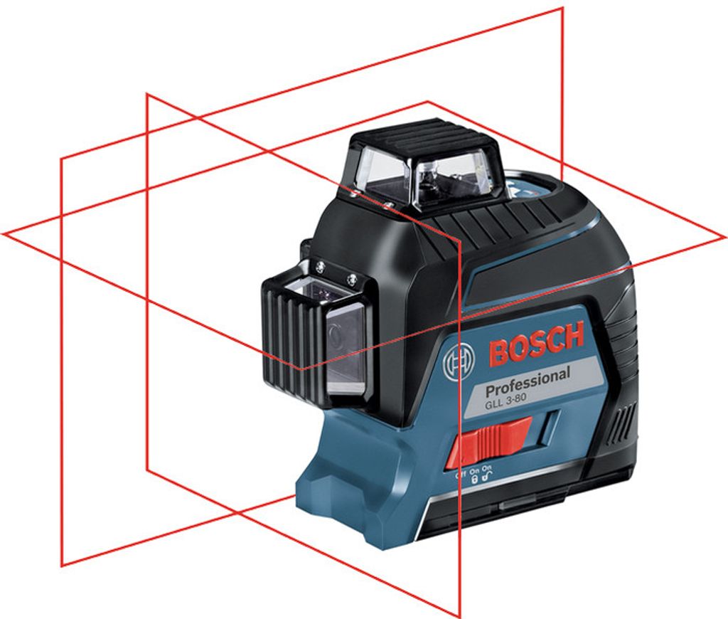 Bosch GLL 3-80 Professional, 30 m, 0,3 mm/m, 4°, 120 m, 630 Obrázok produktu 