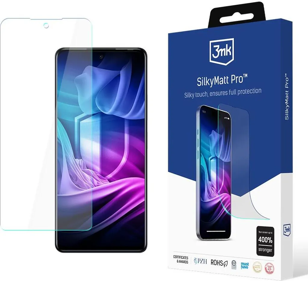 3mk Silky Matt Pro per Infinix Note 40X 5G: Pellicola Anti-Riflesso Top