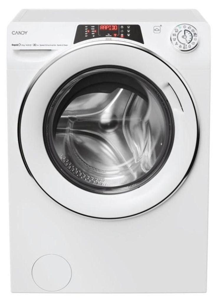 Candy RapidÓ RO 486DWMC7/1-S, Od przodu, 8 kg, B, 76 dB, Zdjęcie produktu 