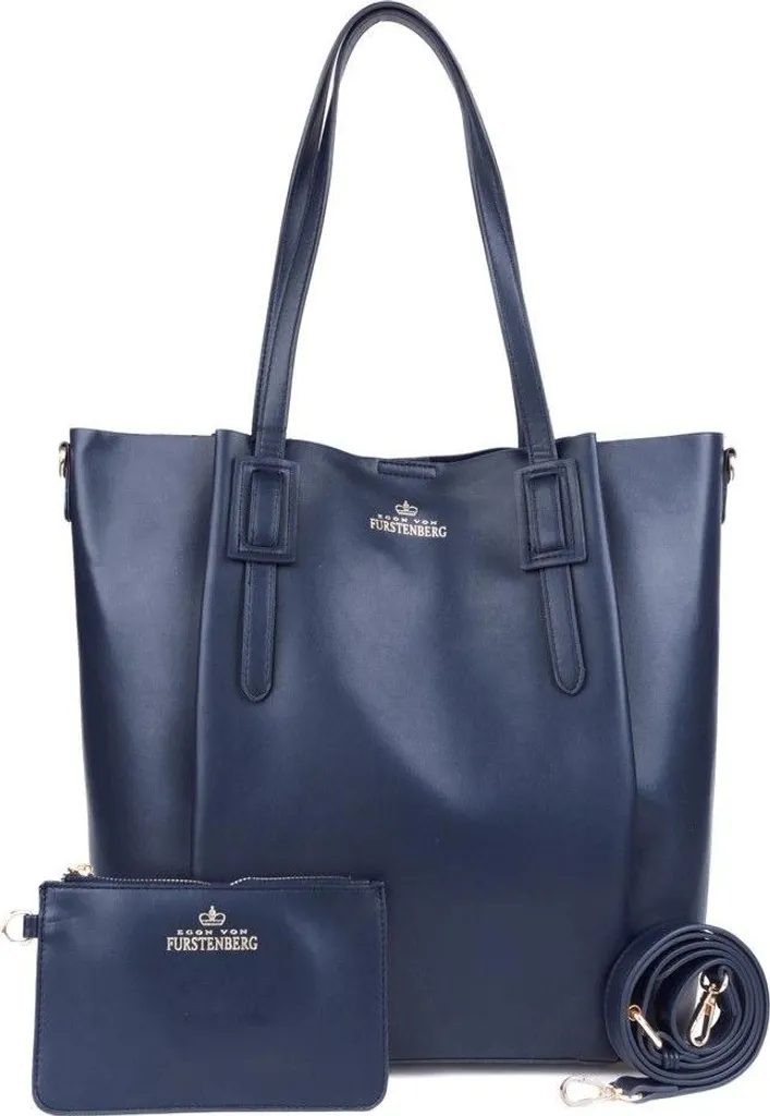 Sac de bureau chic EVF1622-GIADA marine pour ranger tablette et dossiers