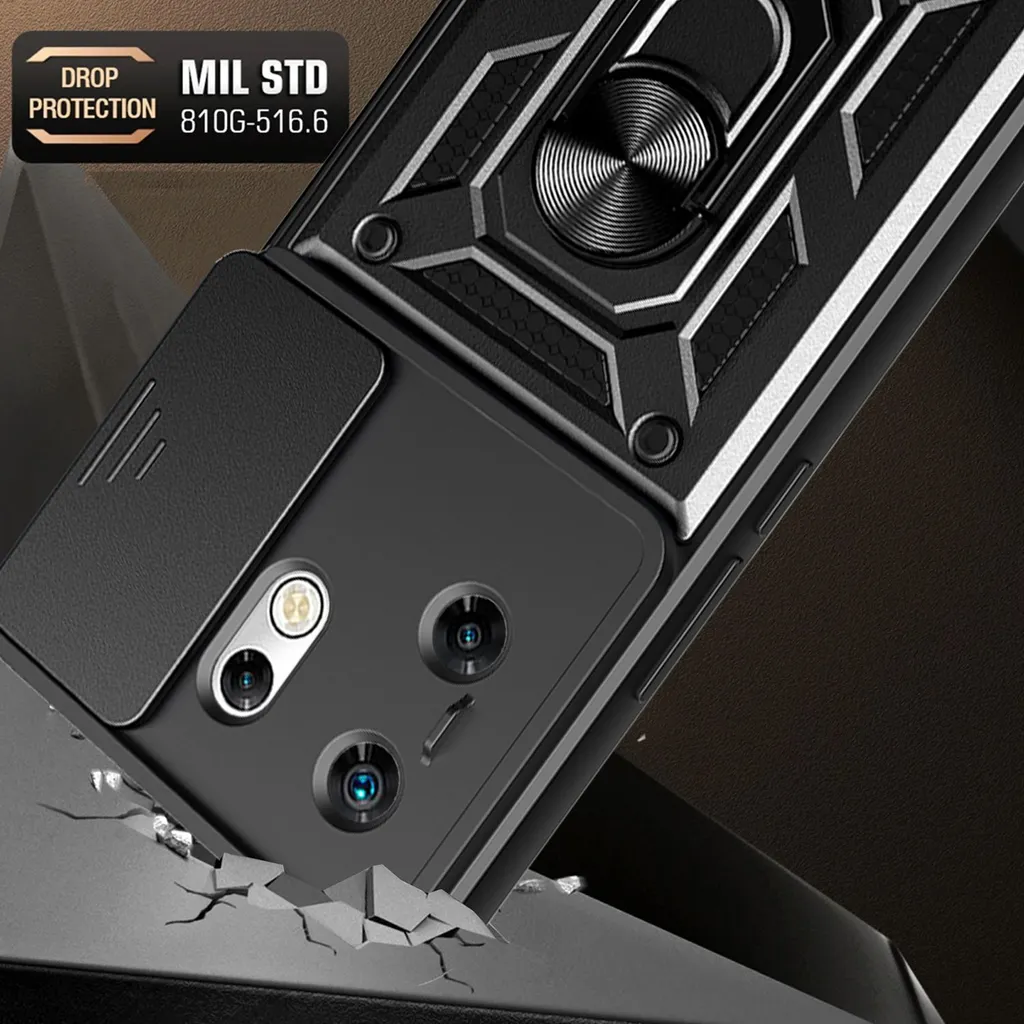 Custodia Infinix Zero 30 4G Rossa Chic: Silicone Soft & Anello - 8