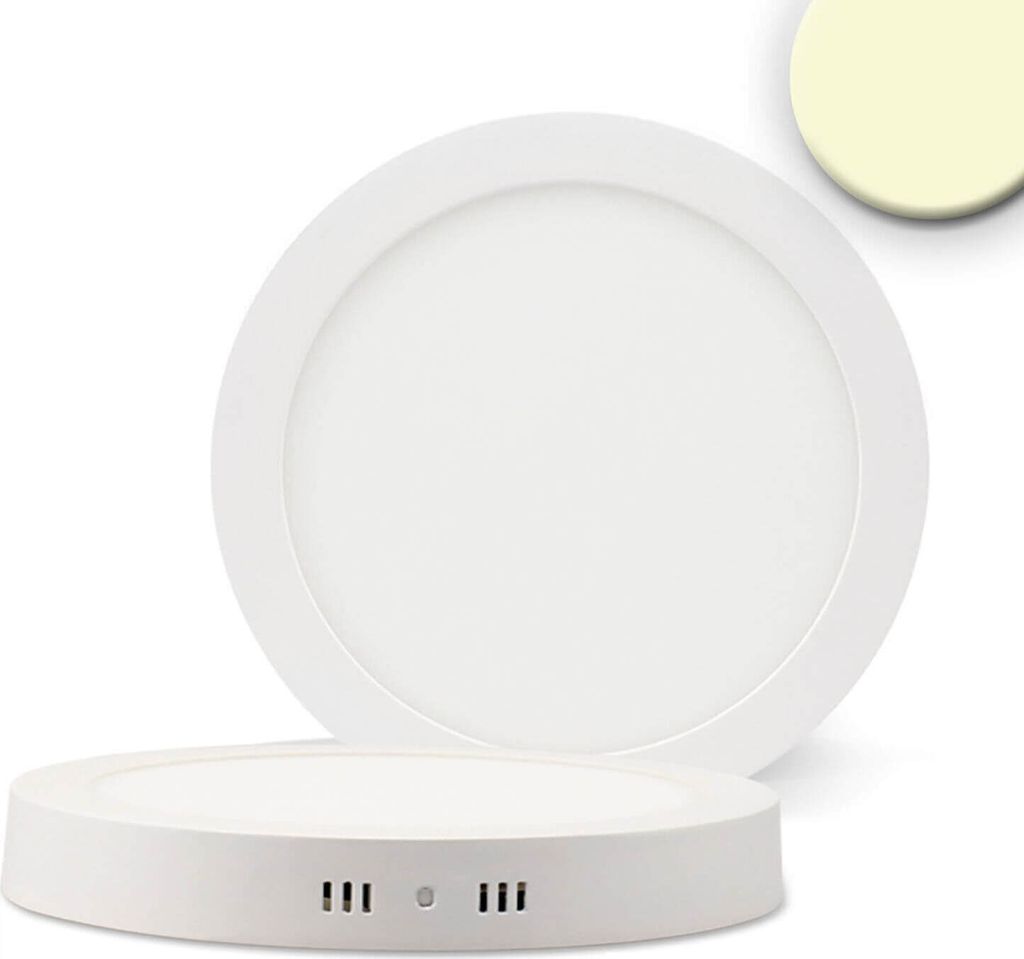 ISOLED LED Deckenleuchte weiß, 24W, rund, 300mm, warmweiß dimmbar